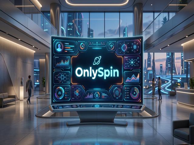 OnlySpin platform ana ekranı — genel görünüm ve lobi alanı